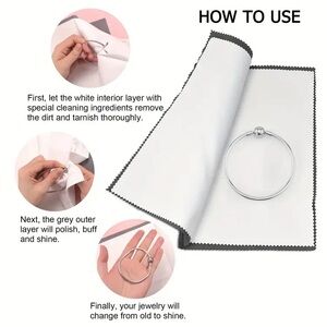 Jewelry Cleaning & Polishing Cloth  10"' X 12”- NWT